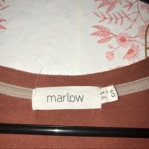 Marlow Tops - Marlow: Burnt Orange VNeck Shirt Marlow Tops - Marlow: Burnt Orange VNeck Shirt
